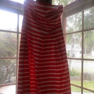 Gap size XS cotton strapless dress